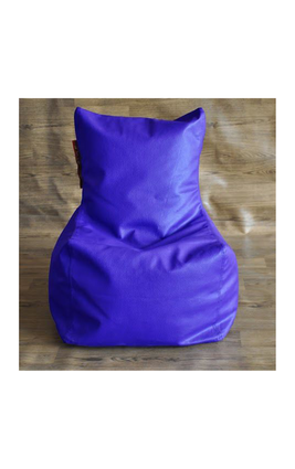 Style Homez Chair Filled Bean Bag, l,  royal blue