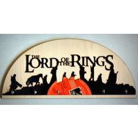 Upcycled Vinyl Record Lord of The Rings Themed Keyholder