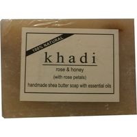 Khadi Rose Honey Soap with Rose Petals 100Gms