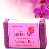Rustic Art - Organic Country Rose Soap - 100 Gms