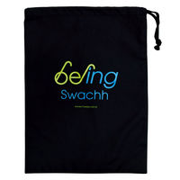 Clean Planet Swachh Citizen - Being Swachh Drawstring Pouch