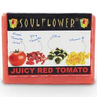 Soulflower Juicy Red Tomato Soap - 150 gms