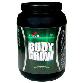 Mapple Body Grow Whey Protein Supplement 600Gms, chocolate
