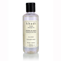 Khadi Jasmine, Mogra and Green Tea Body Massage Oil - Without Mineral Oil - 210 ml
