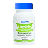 HealthVit L-Methionine 500mg 60 Capsules
