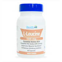 HealthVit L-Leucine 500mg 60 Capsules
