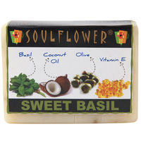 Soulflower Sweet Basil Soap - 150 gms