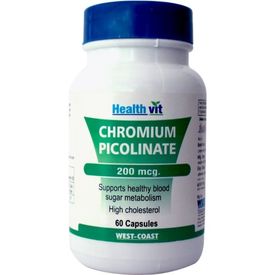 Healthvit Chromium Picolinate 200mcg 60 Capsules
