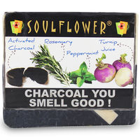 Soulflower Charcoal You Smell Good Soap - 150 gms