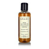 Khadi Anti Cellulite Oil (For Fat Burning) - Paraben Free & No Mineral Oil - 210 ml