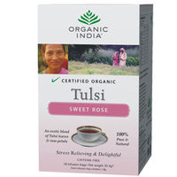 Organic India - Tulsi Sweet Rose Tea (18 Infusion Bags)
