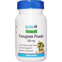 HealthVit FENUVIT Fenugreek Powder 500mg 60 Capsules (Pack Of 2)