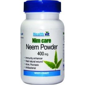 HealthVit NEEMCARE Neem Powder 400 mg 60 Capsules (Pack Of 2)