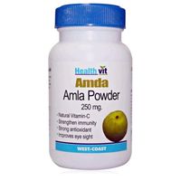 HealthVit AMDA Amla Powder Capsules 250mg(Pack of 2)