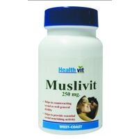 HealthVit Muslivit 250mg 60 Capsules (Pack of 2)