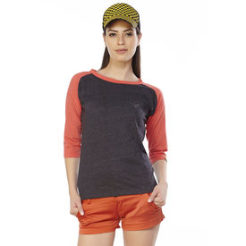 DUSG Fabulous Women s T-Shirt Colour: Jet Black / Coral, xl