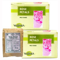 Vedantika Rose Petals Milk Shake - Pack of 2 - 250 Gms Each