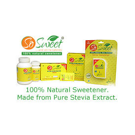 All Natural SO SWEET STEVIA COMBO PACK-GIFT PACK 400 GM