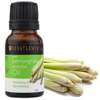 Soulflower Lemongrass Essential Oil, 15ml