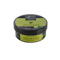 Natural Bath and Body Charcoal & Lime Cream Face Scrub 99 gm