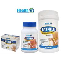 Healthvit Fatnile Fat Burner Combo ( Capsule+ Powder+ Tea)