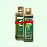 Woods and Petals Basil Body Massage Oil 100mL Set Of 2
