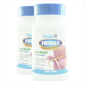 Healthvit Fatnile Fat Burner & 100% Purest Professional Formula For Natural Weight(Pack of 2)