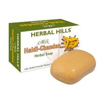 Herbal Hills Milk Chandan Turmeric Soap (Pack of 4)