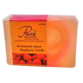 Puro Raspberry Vanilla Handmade Soap - 100 gms