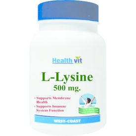 Healthvit - L Lysine 60 Tablets
