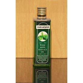 Woods and Petals Basil Body Massage Oil 100mL