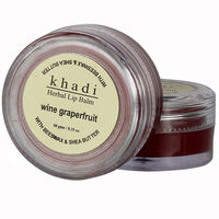 Khadi Natural Wine Grapefruit Lip Balm - With Beeswax & Shea Butter