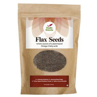 Vedic Delite Natural Flax Seeds, 150 Gms (Pack of 2)