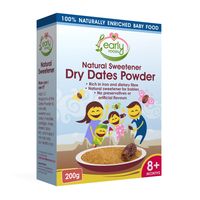 Early Foods Dried Dates Powder - Natural Sweetener 200g