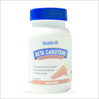 HealthVit Beta-Carotene 25000IU Provitamin A60 Capsules