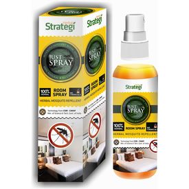 Herbal Strategi Just Spray: Herbal Mosquito Repellent Room Spray 100mL Pack of 3