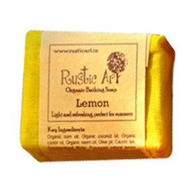 Rustic Art - Organic Lemon Soap - 100 gms