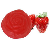 Soulflower Strawberry Pure Glycerin Soap - 100 gms