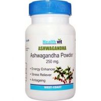 HealthVit ASHWAGANDHA Powder 250 mg 60 Capsules (Pack Of 2)