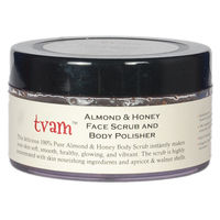 TVAM Face Scrub Body Polisher - Almond & Honey, 100 gms