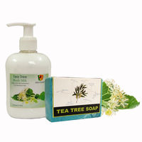 Soulflower Tea Tree Aroma Body Care - 550 gms