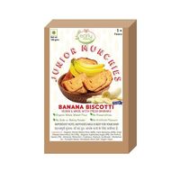 Early Foods Organic Whole Wheat Banana Biscotti - 150gms