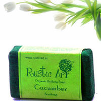 Rustic Art Cucumber Soap - 100 gms