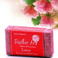 Rustic Art - Organic Lotus Soap - 100 gms