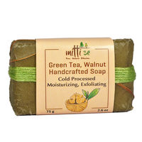 Mitti Se Green Tea & Walnut Soap 75gms