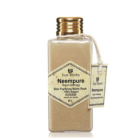 Just Herbs Neempure Arjun Nutmeg Skin Purifying Neem Pack - 60 Gms