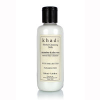 Khadi Cucumber & Aloevera Cleansilk Milk Cream With Sheabutter - Parben Free - 210 ml
