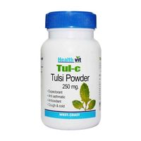 HealthVit TUL-C Tulsi powder 250 mg 60 Capsules (Pack Of 2)