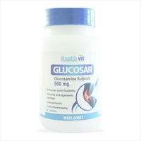 HealthVit GLUCOSAR Glucosamine Sulphate 60 Tablets (Pack Of 2)