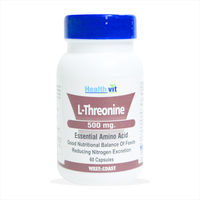 HealthVit L-Threonine 500mg 60 Capsules